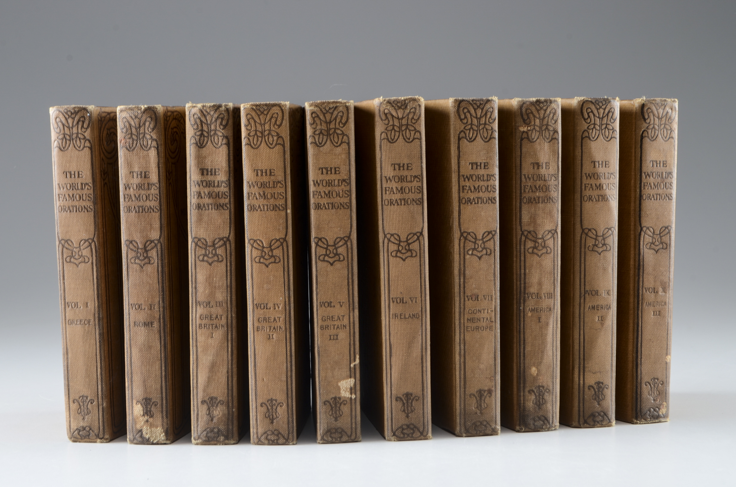 The World's Famous Orations Ten Book Set