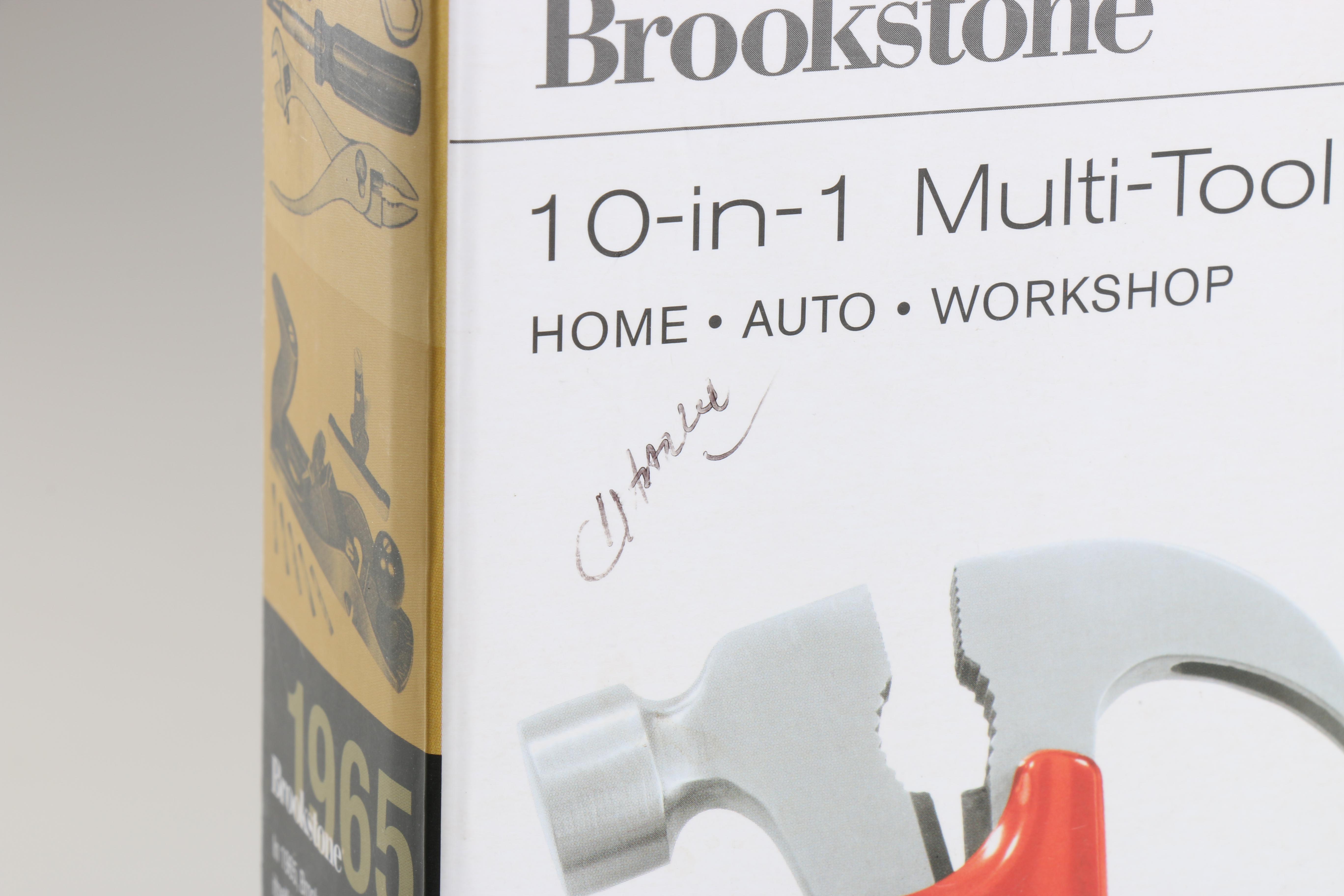 Red Brookstone Multi-Tool