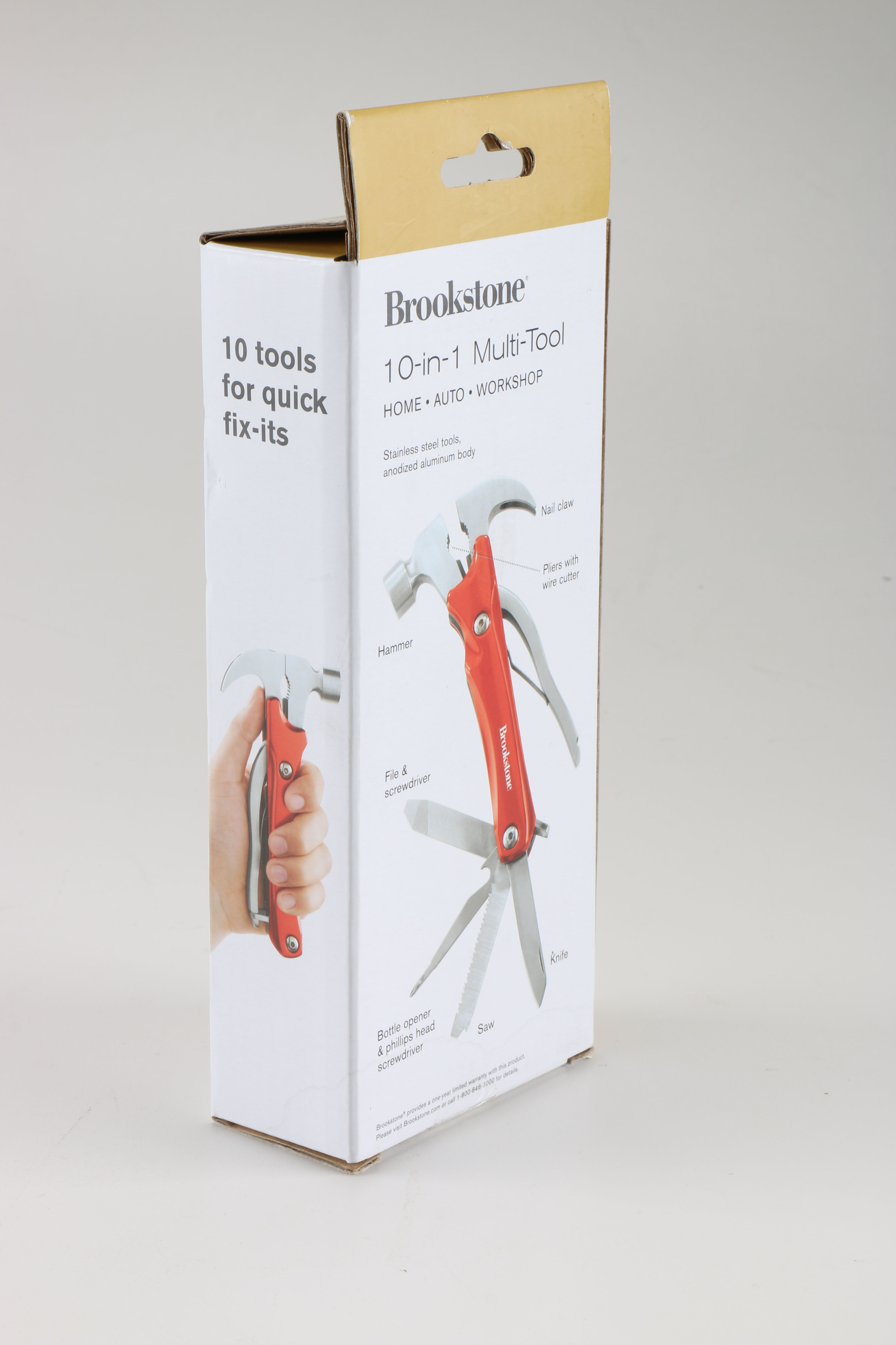 Red Brookstone Multi-Tool