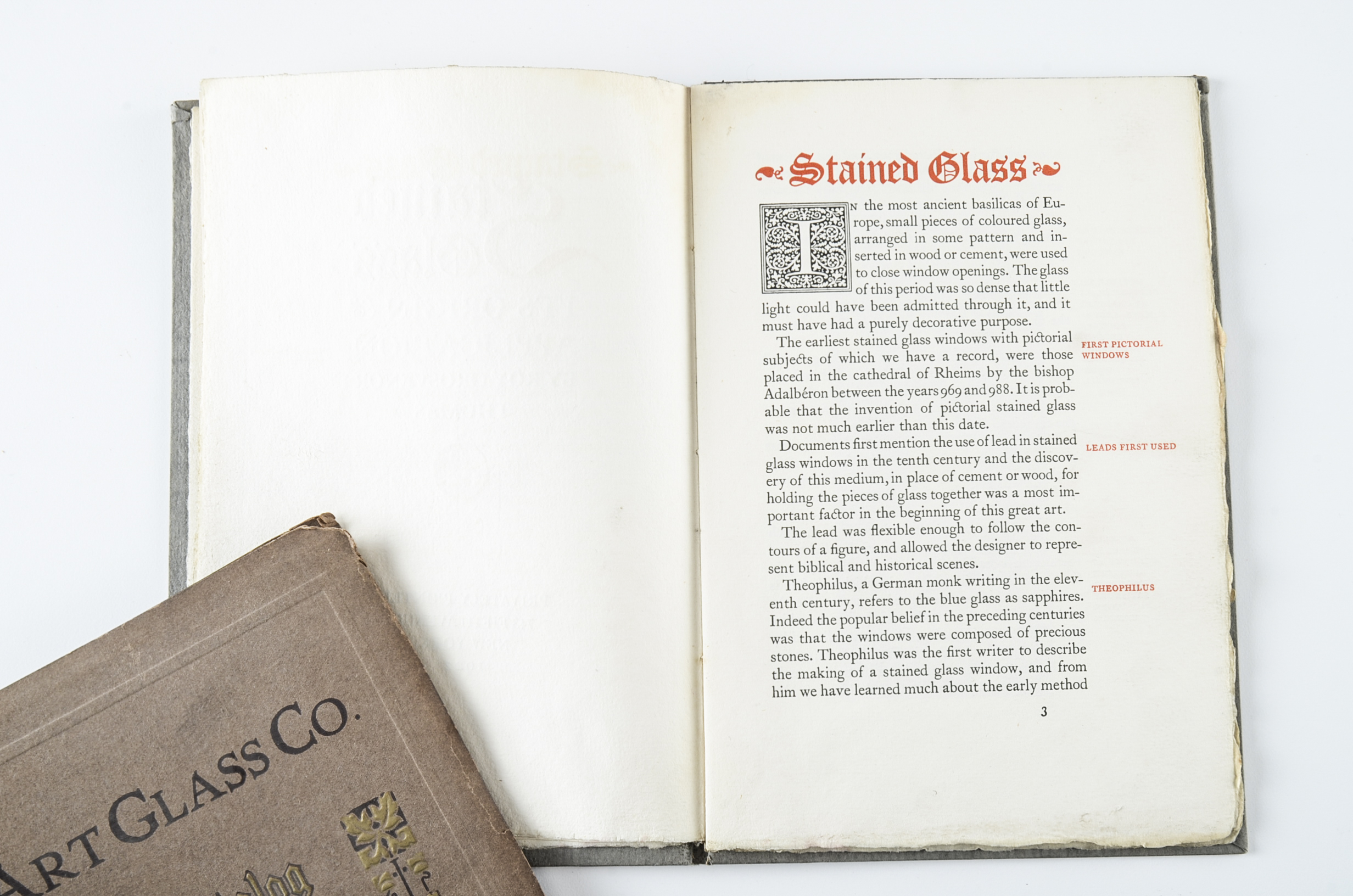 Collection of Vintage Stained Glass Catalogs and More