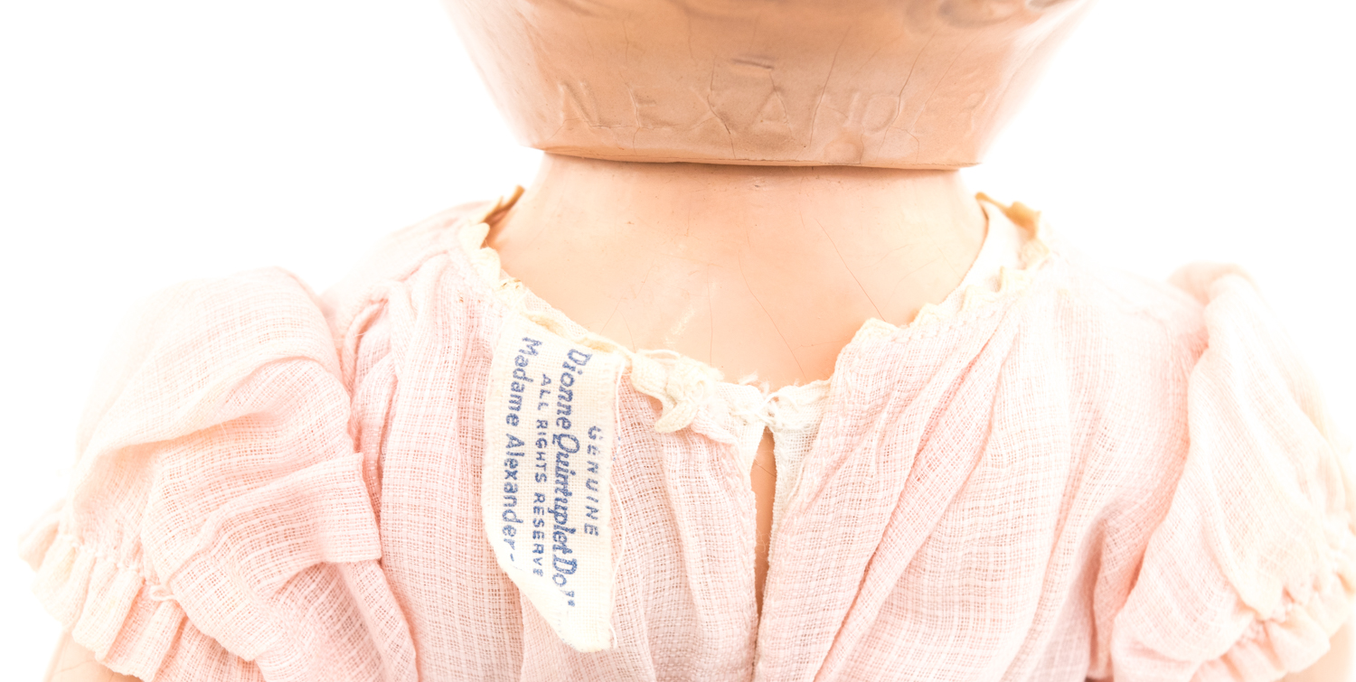 Set of 1930s Madame Alexander Composition Dionne Quintuplets Dolls