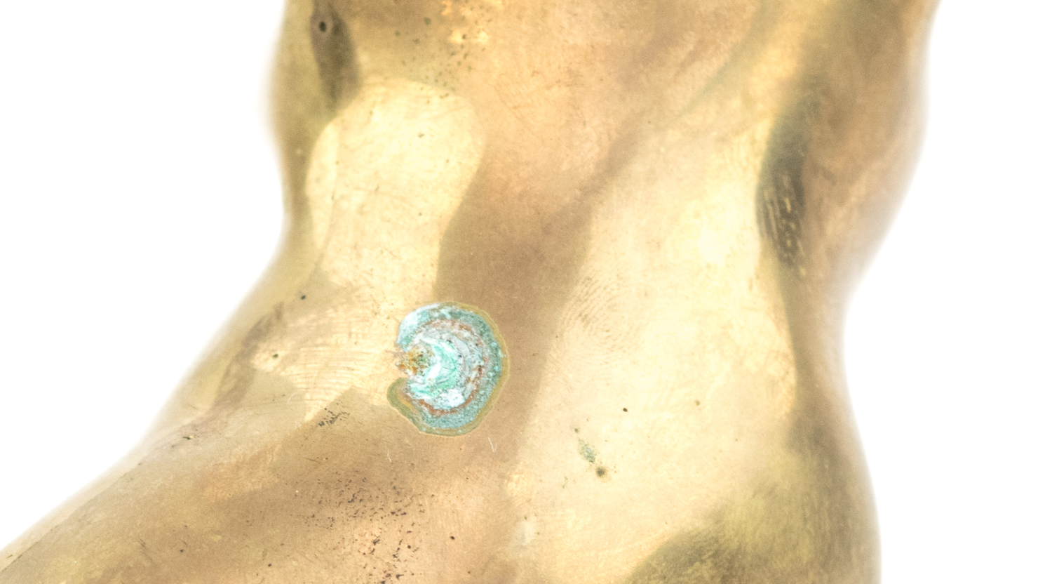 Three Vintage Brass Cat Figurines