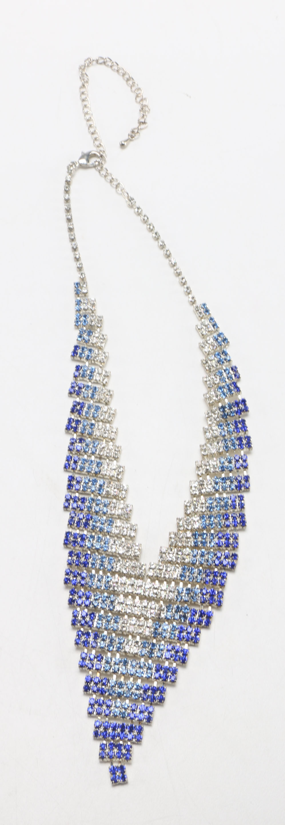 Rhinestone Statement Necklace and Three Bracelets