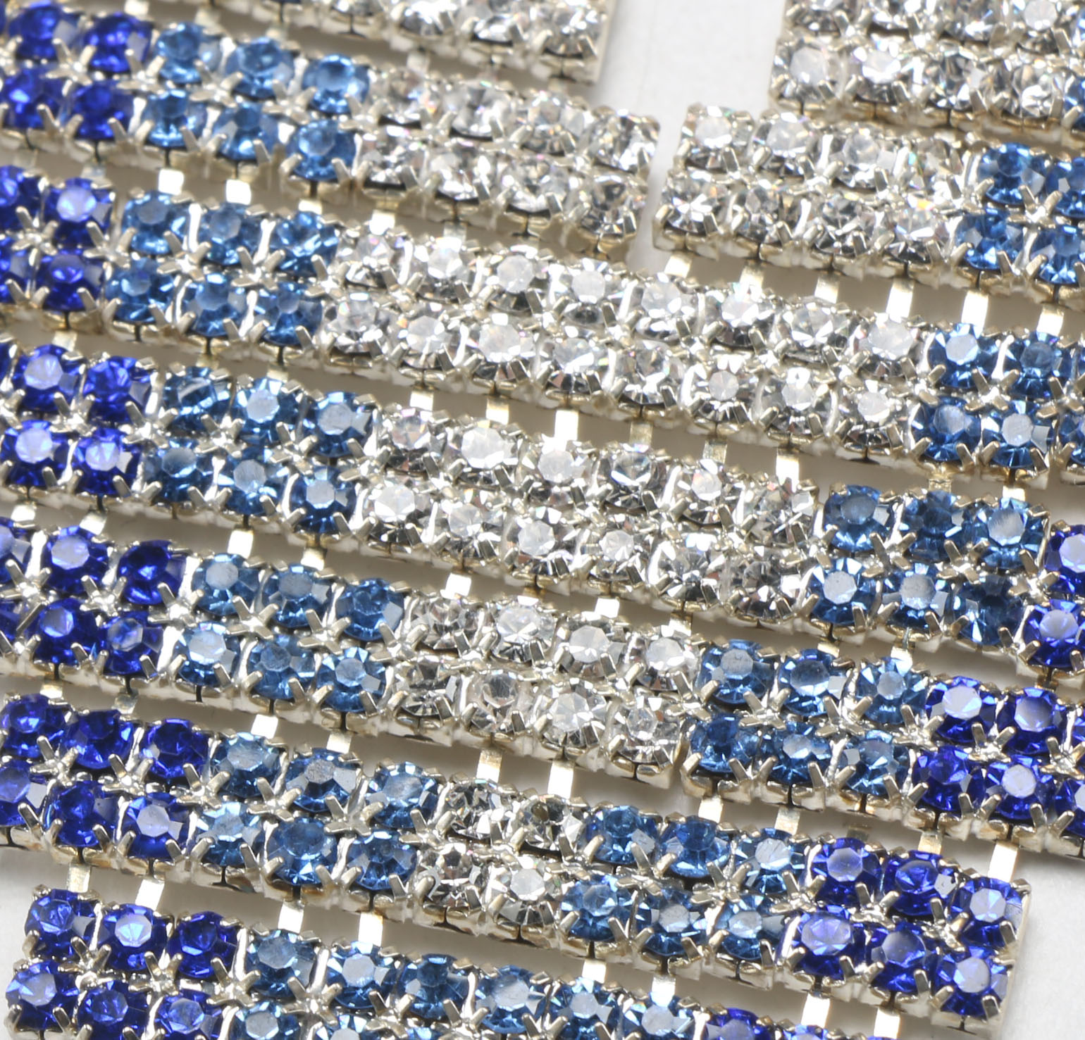 Rhinestone Statement Necklace and Three Bracelets