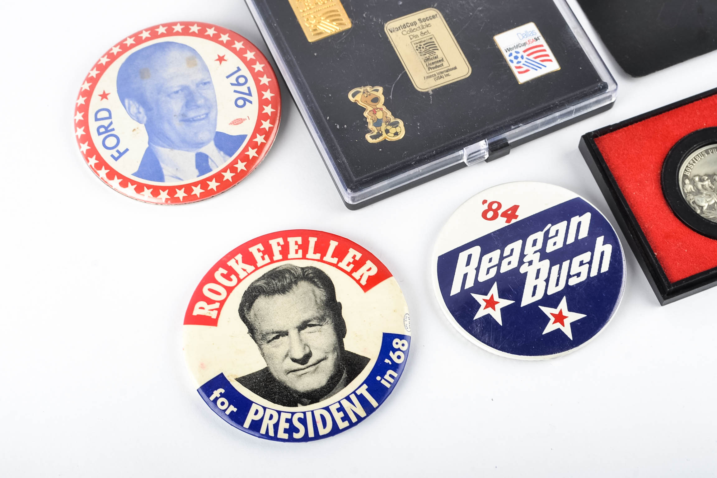 Vintage Political Pins and More