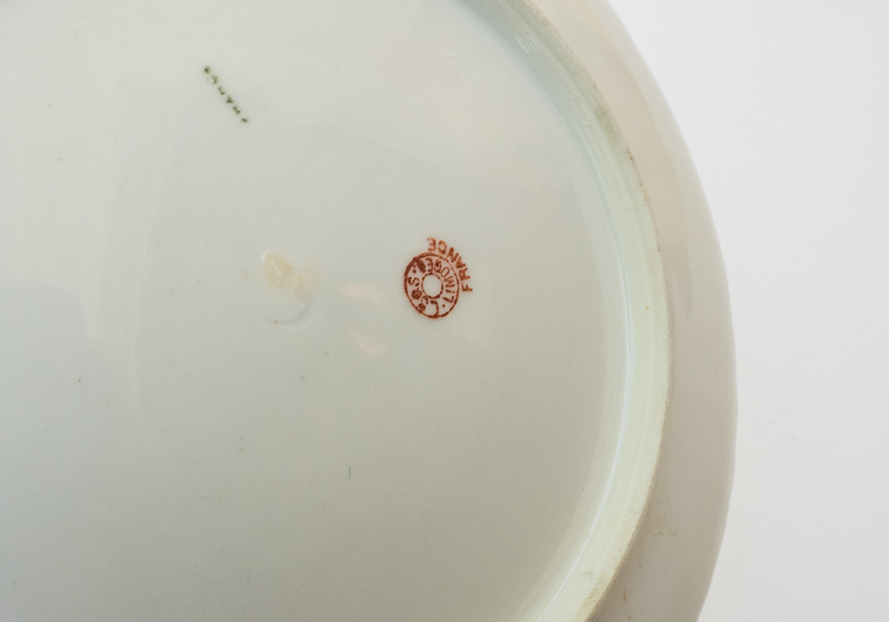 Antique Limoges Fish Platter and Matching Plates