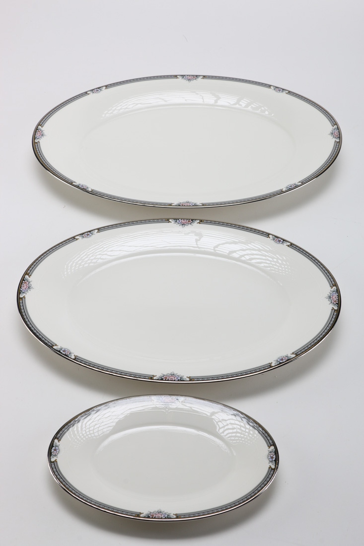 Large Set of Noritake "Halifax" Dinner China