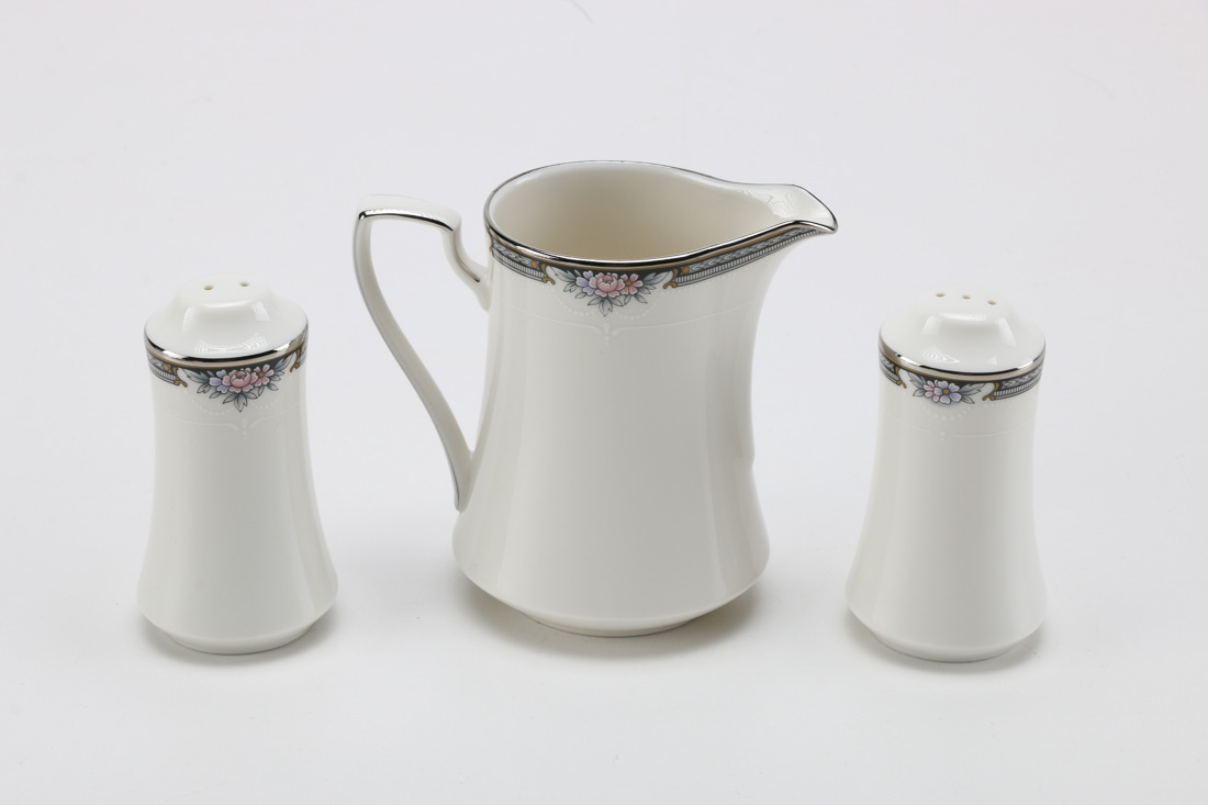 Large Set of Noritake "Halifax" Dinner China