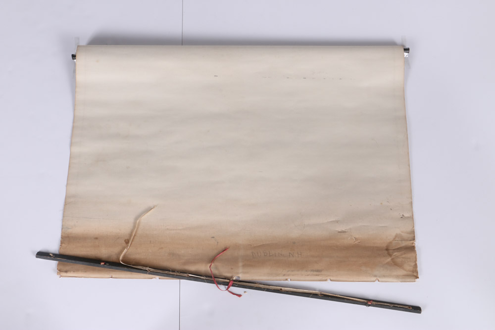 Early 20th Century Wall Map of Dublin, New Hampshire