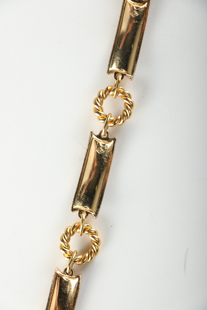 Vintage Gucci Enameled Belt