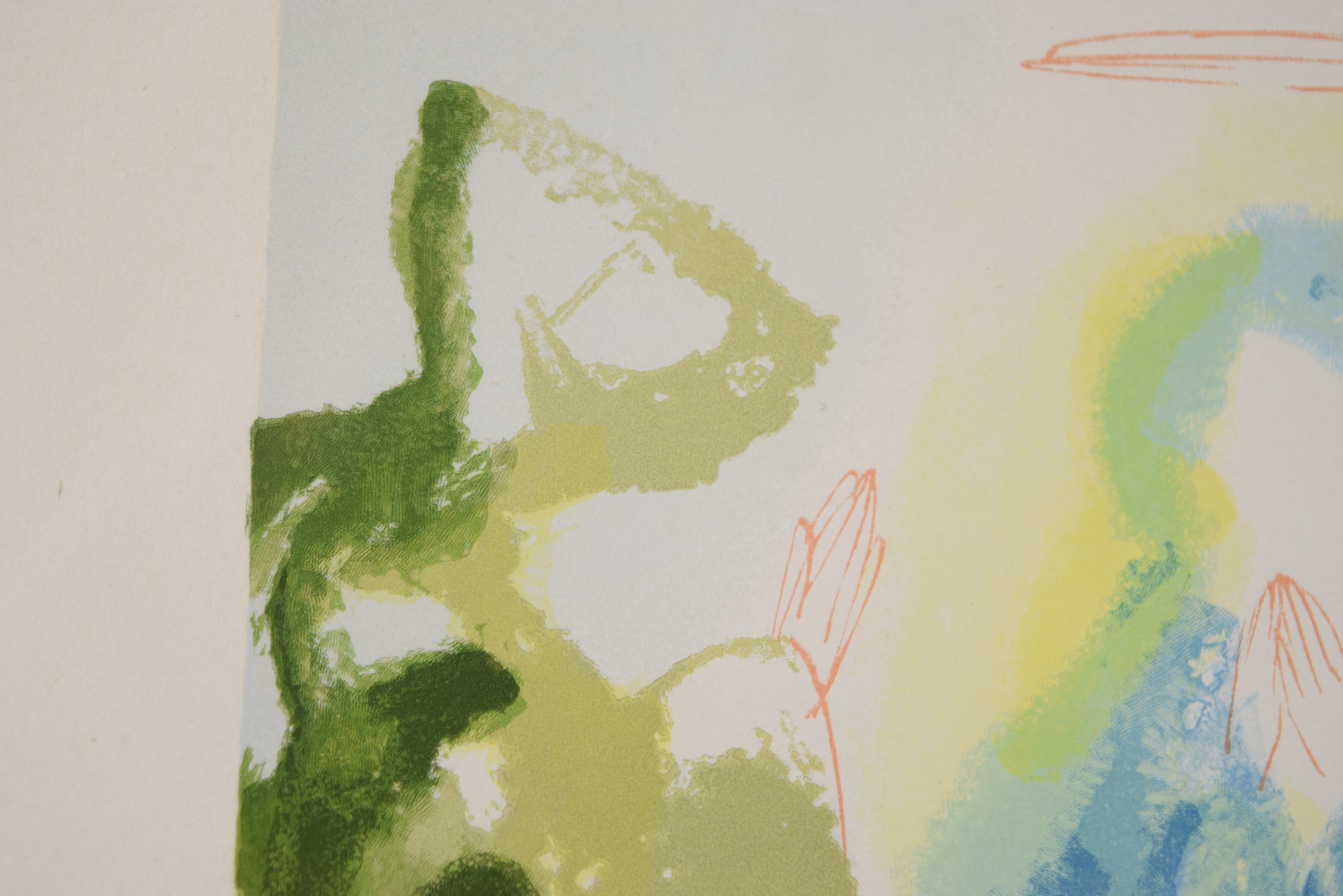 Salvador Dali's Bois Grave "St. Bernard's Prayer to the Virgin" from the "Divine Comedy", Published 1964