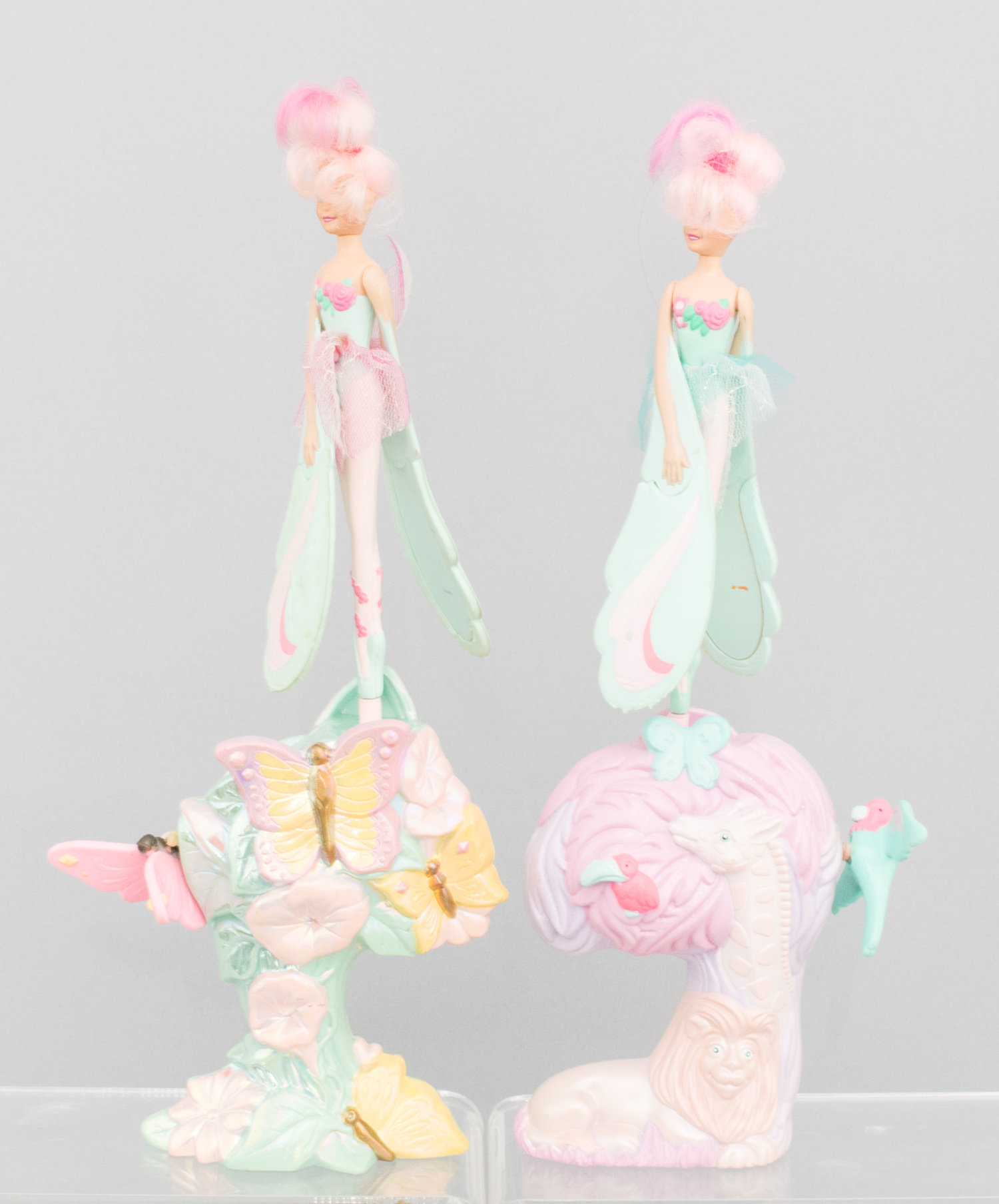 Nine 1990s-2000s Sky Dancers Toys