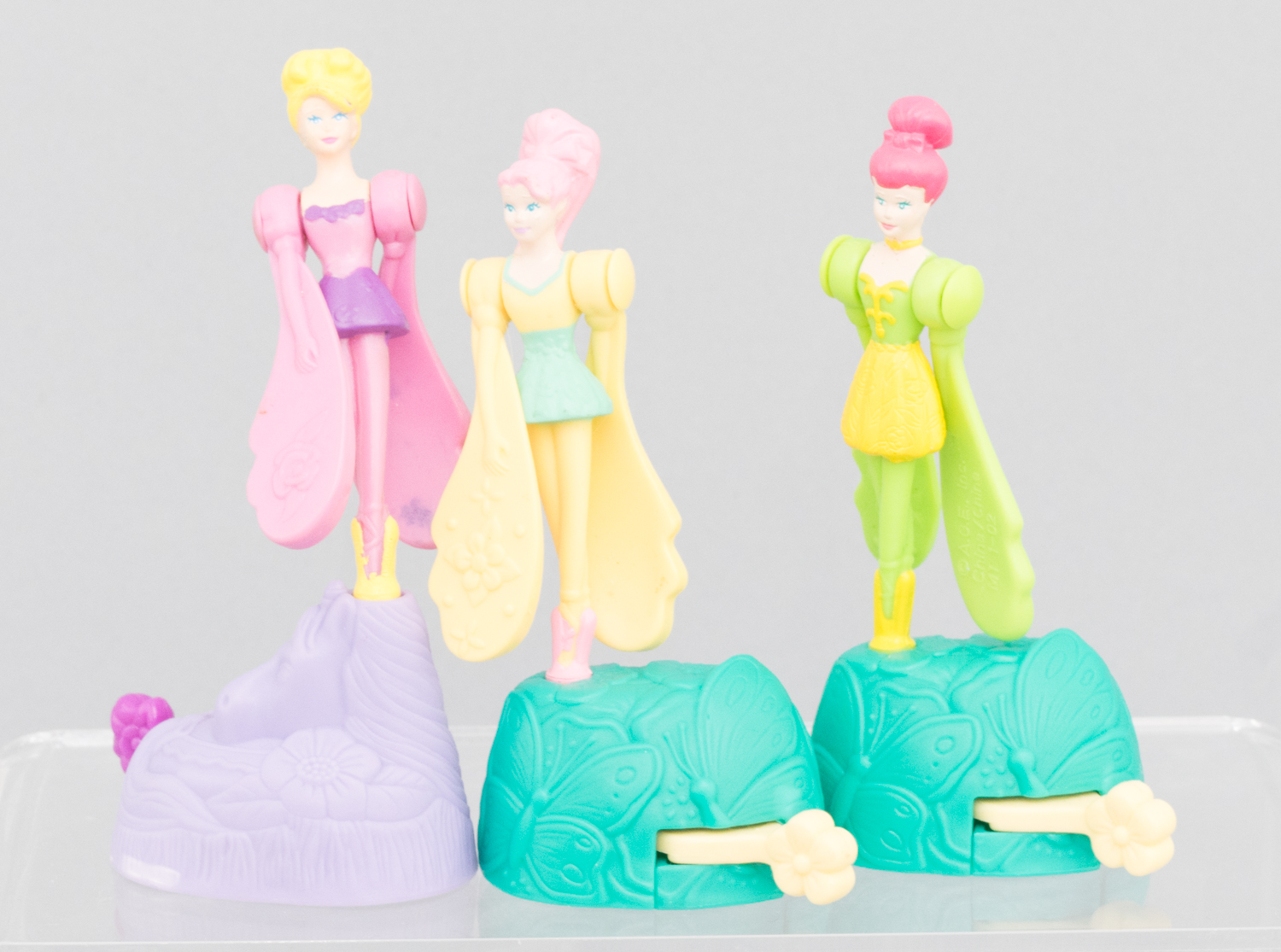 Nine 1990s-2000s Sky Dancers Toys