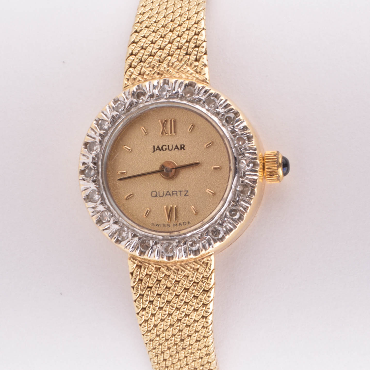Women's Jaguar 14K Yellow Gold and Diamond Swiss-Made Watch