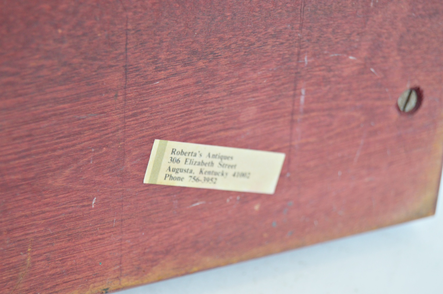 Antique Boye Crochet Hook Display Case