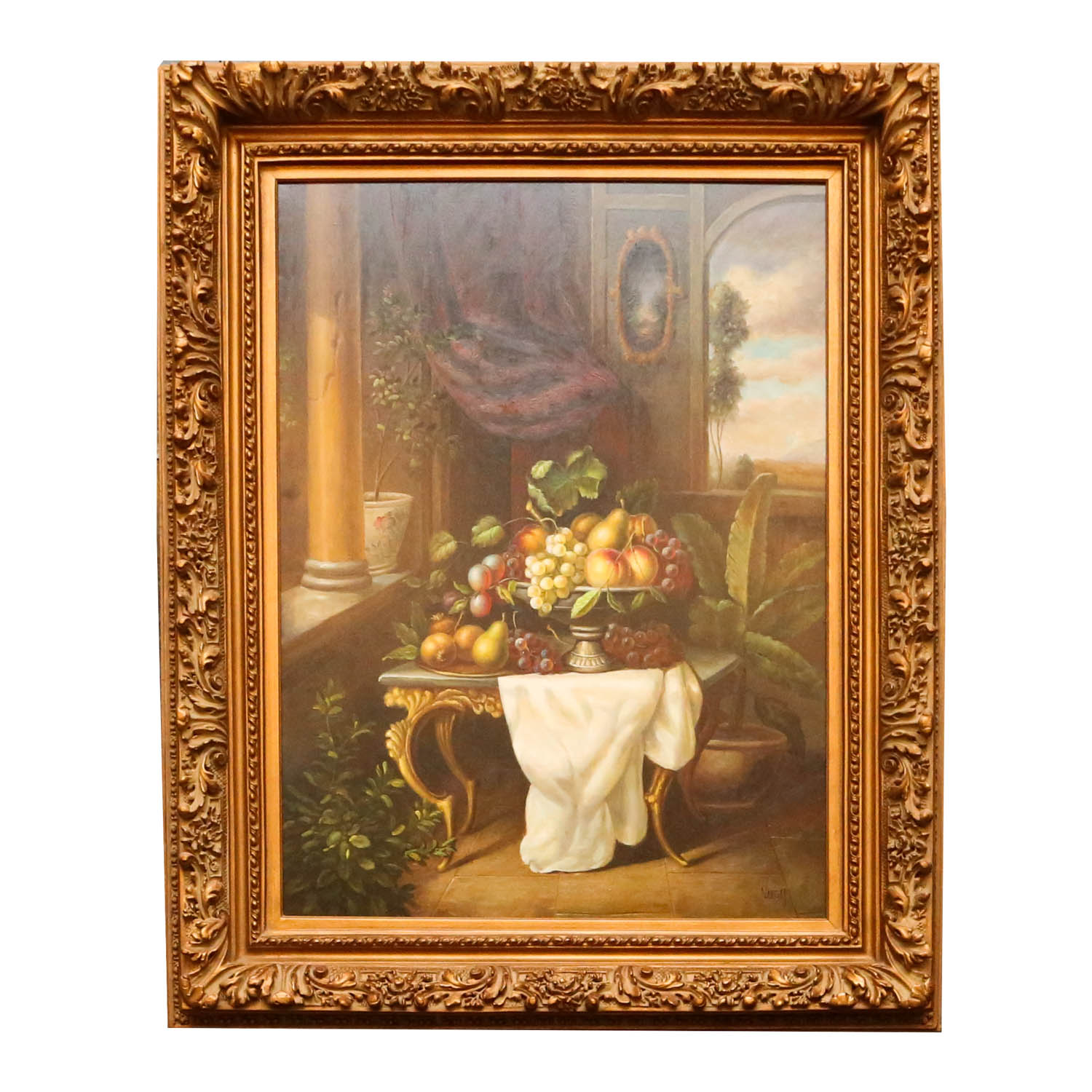 Original Still Life Oil Painting Signed "Vargas"