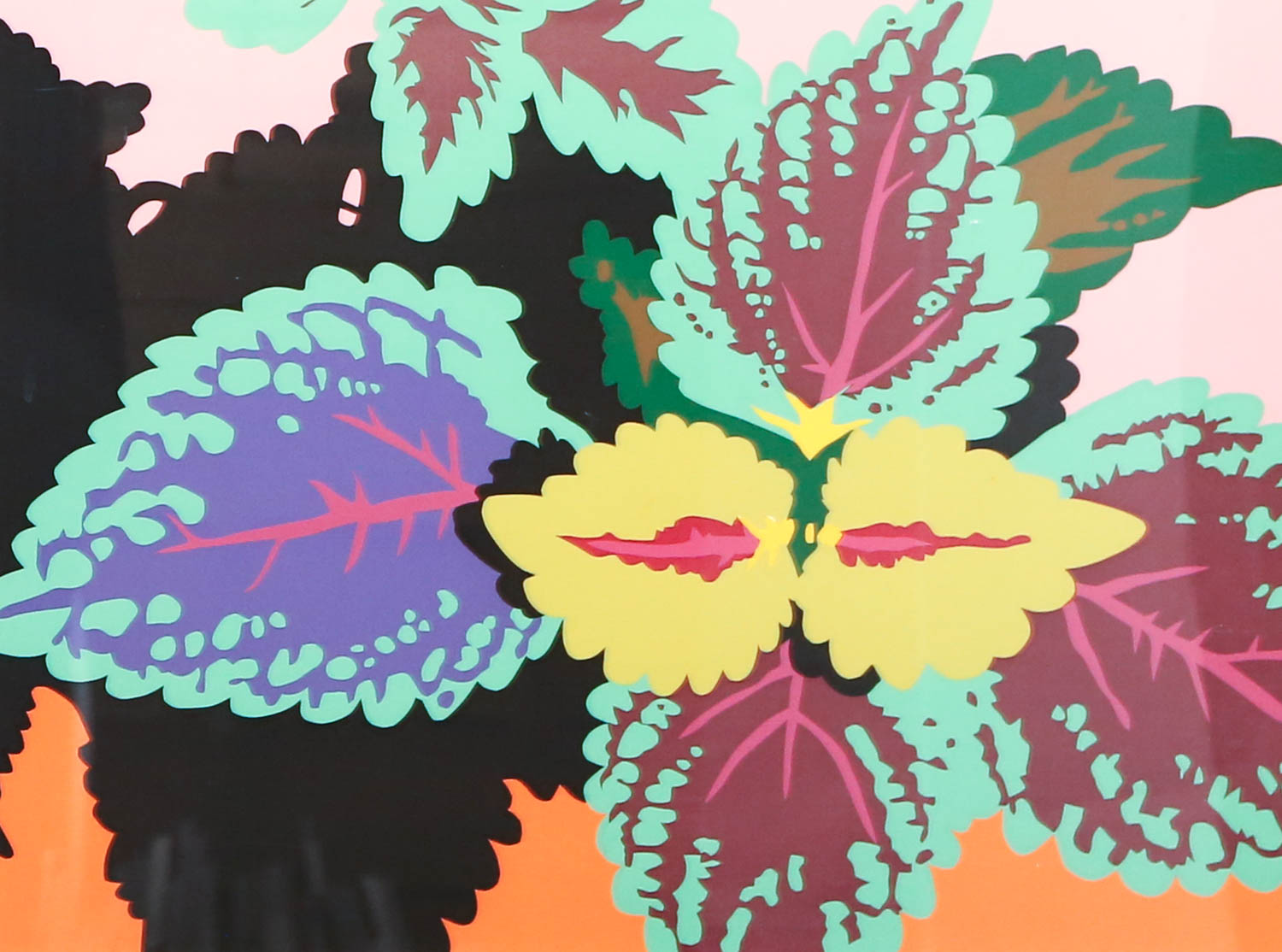 Joseph Craig English "Coleus In Living Room Window" Signed Limited Edition Screenprint