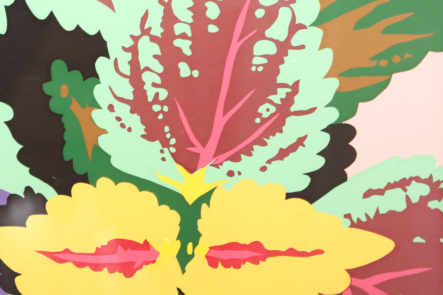 Joseph Craig English "Coleus In Living Room Window" Signed Limited Edition Screenprint