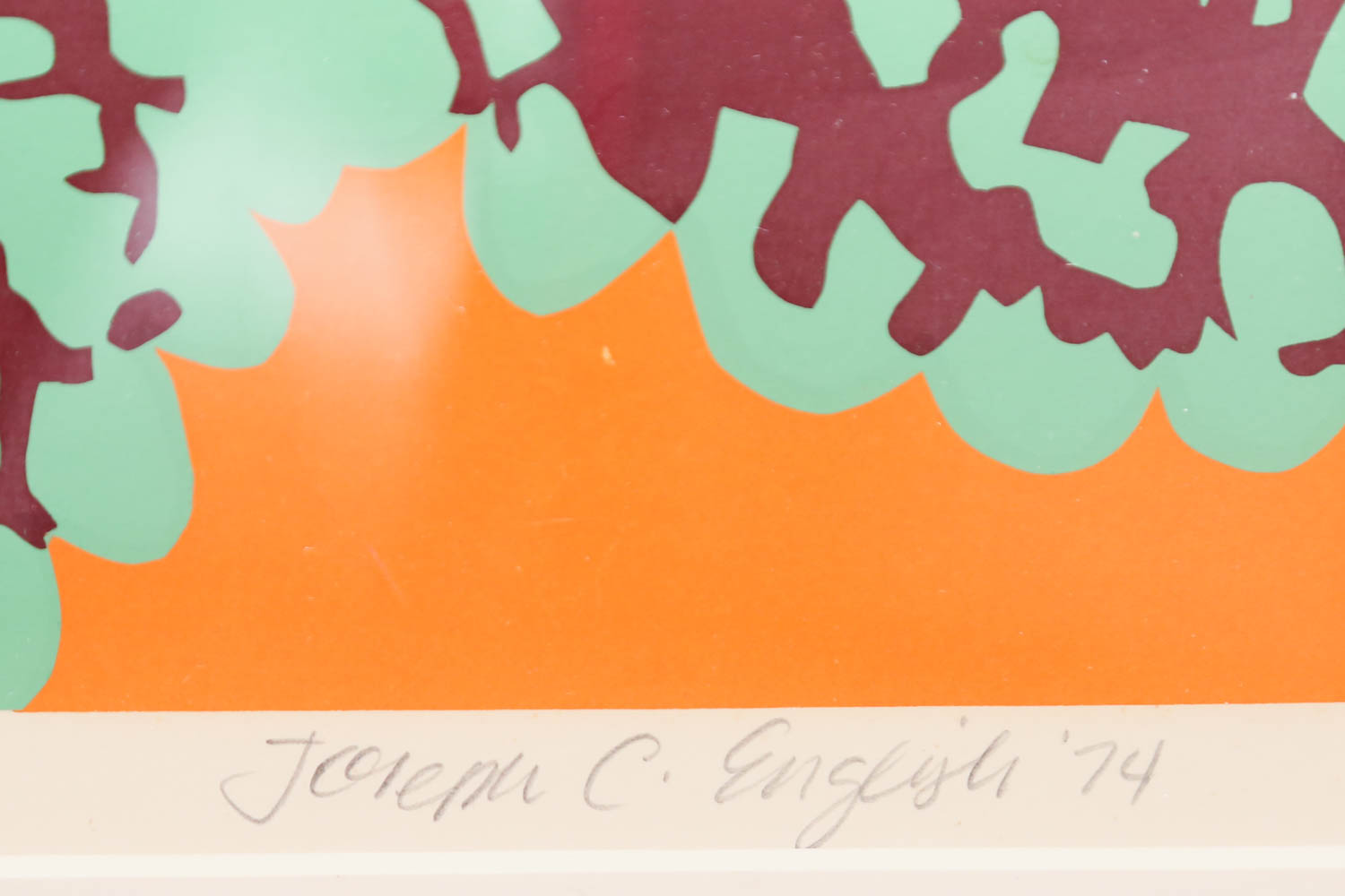 Joseph Craig English "Coleus In Living Room Window" Signed Limited Edition Screenprint