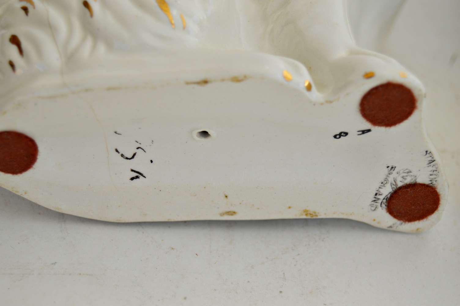 Antique Staffordshire China Dogs