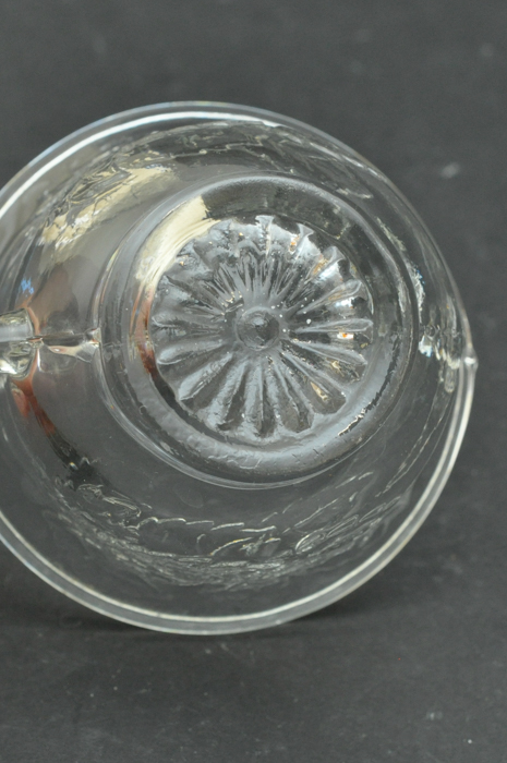 Anchor Hocking Pressed Glass Snack Trays and Cup Set