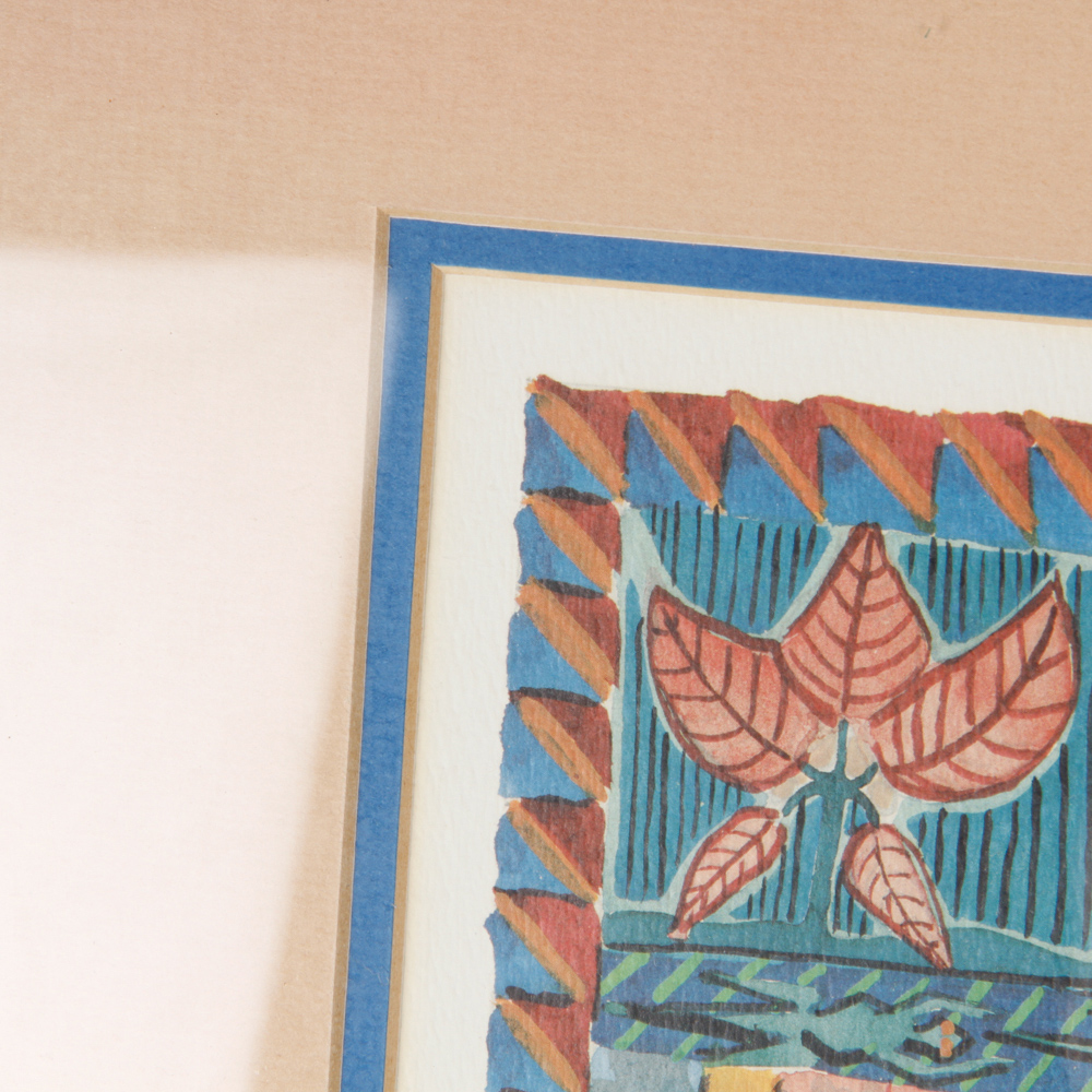 Offset Lithography by Ml. Etre Titled "Run Mout"