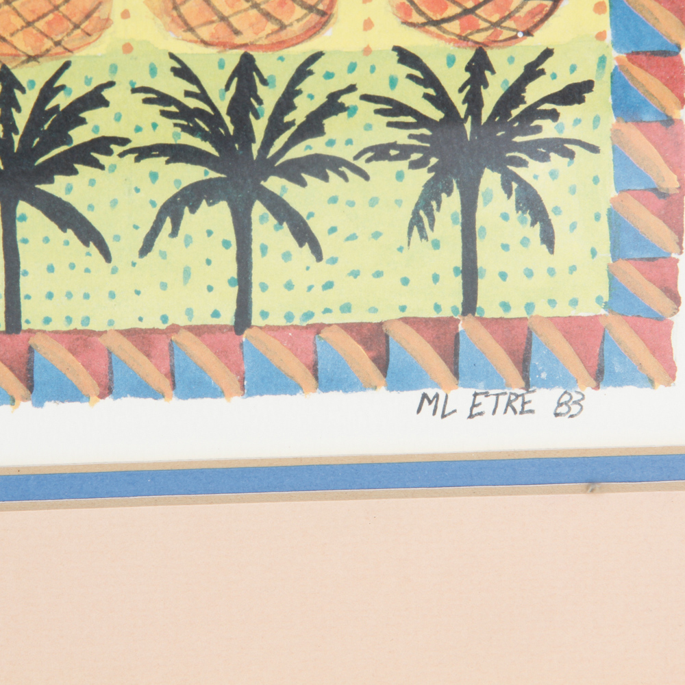 Offset Lithography by Ml. Etre Titled "Run Mout"