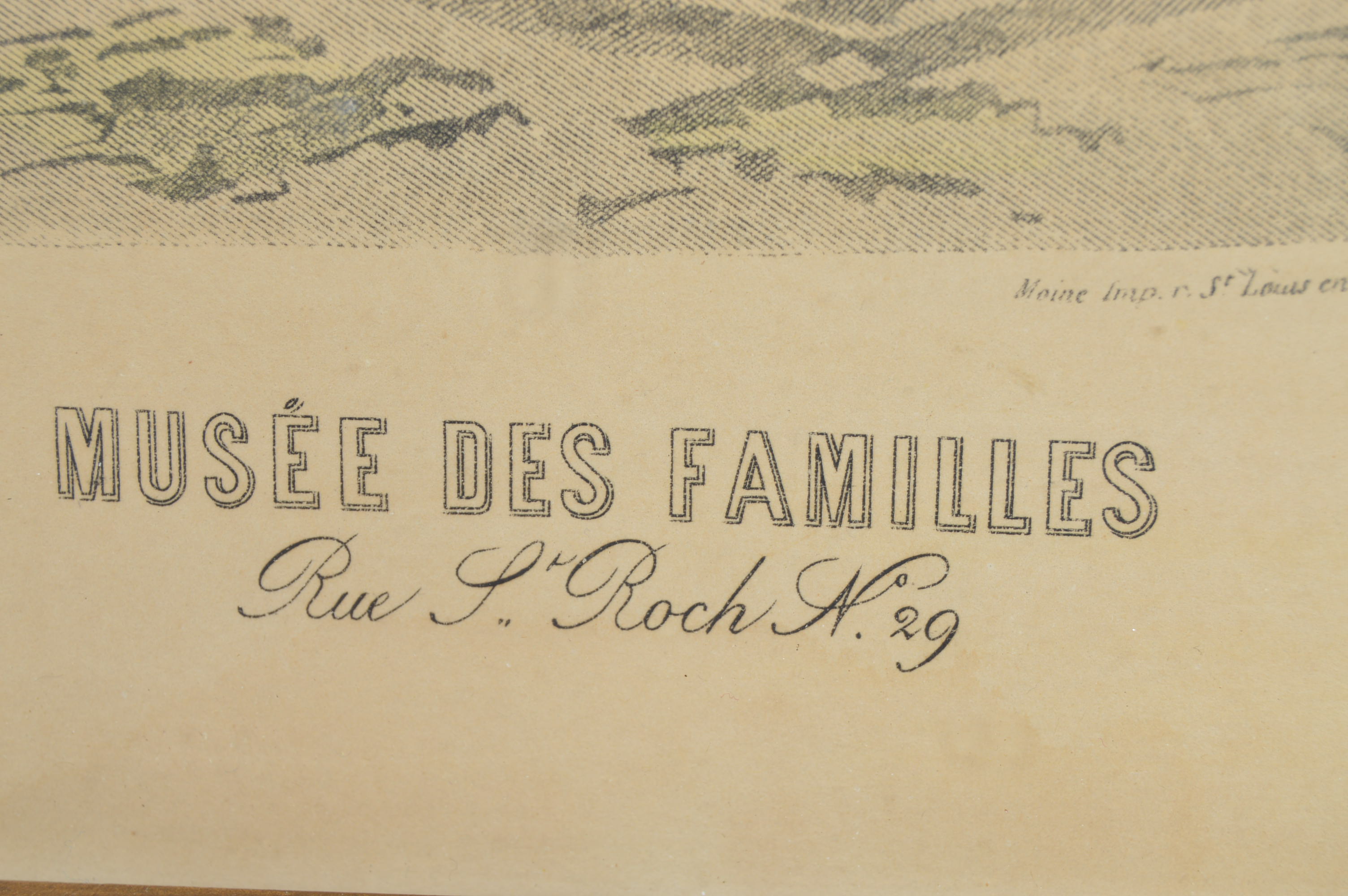 Framed Hand Tinted Etchings Of Parisian Fashions