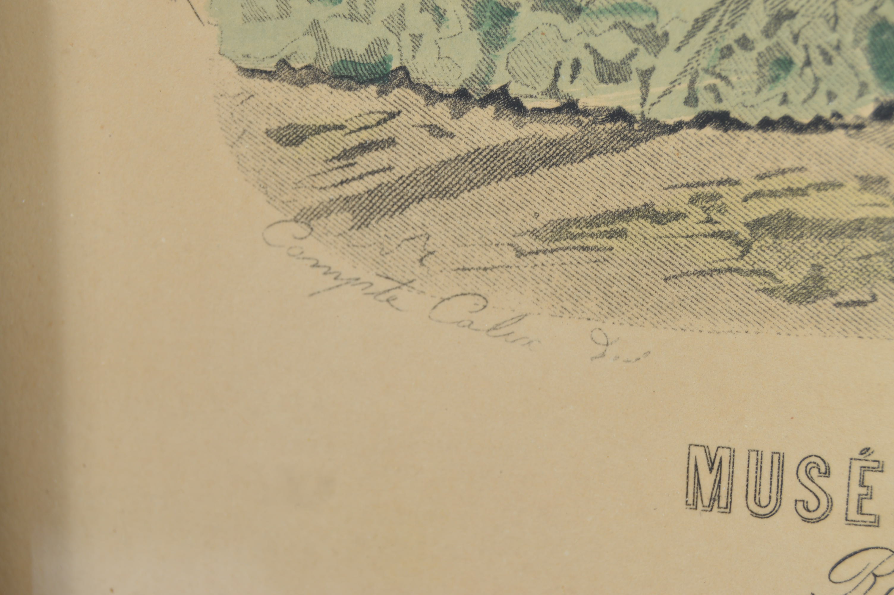 Framed Hand Tinted Etchings Of Parisian Fashions