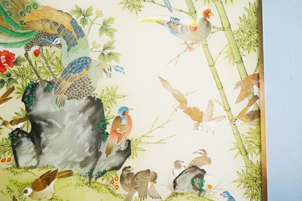 Master Chinese Painter Johnny Lung Bird Painting