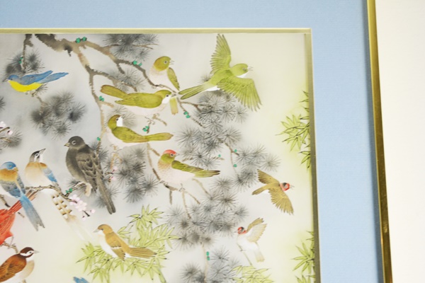 Master Chinese Painter Johnny Lung Bird Painting