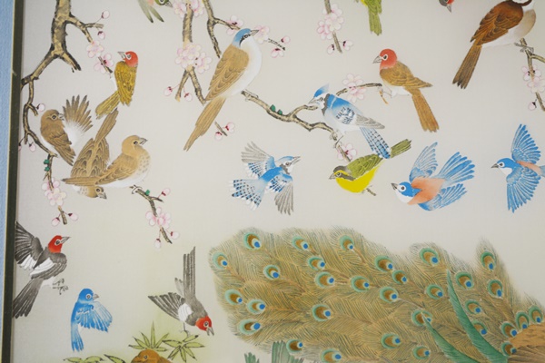 Master Chinese Painter Johnny Lung Bird Painting