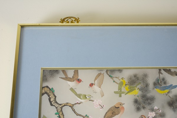 Master Chinese Painter Johnny Lung Bird Painting