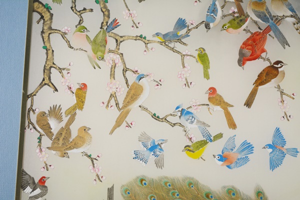 Master Chinese Painter Johnny Lung Bird Painting