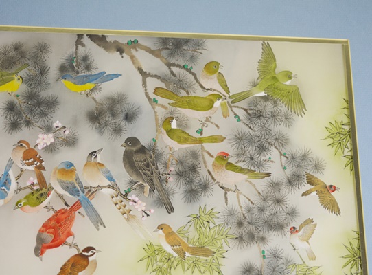 Master Chinese Painter Johnny Lung Bird Painting