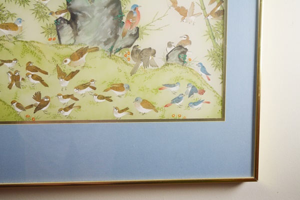 Master Chinese Painter Johnny Lung Bird Painting