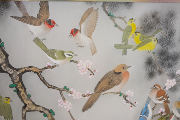 Master Chinese Painter Johnny Lung Bird Painting