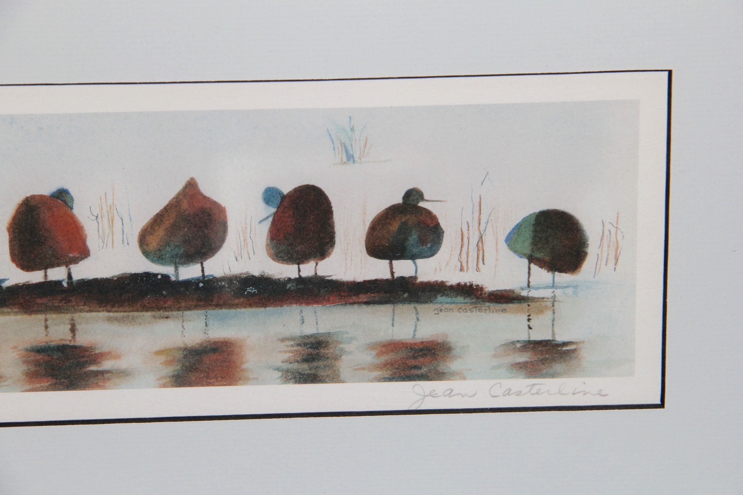 Jean Casterline Signed Print "The Committee"