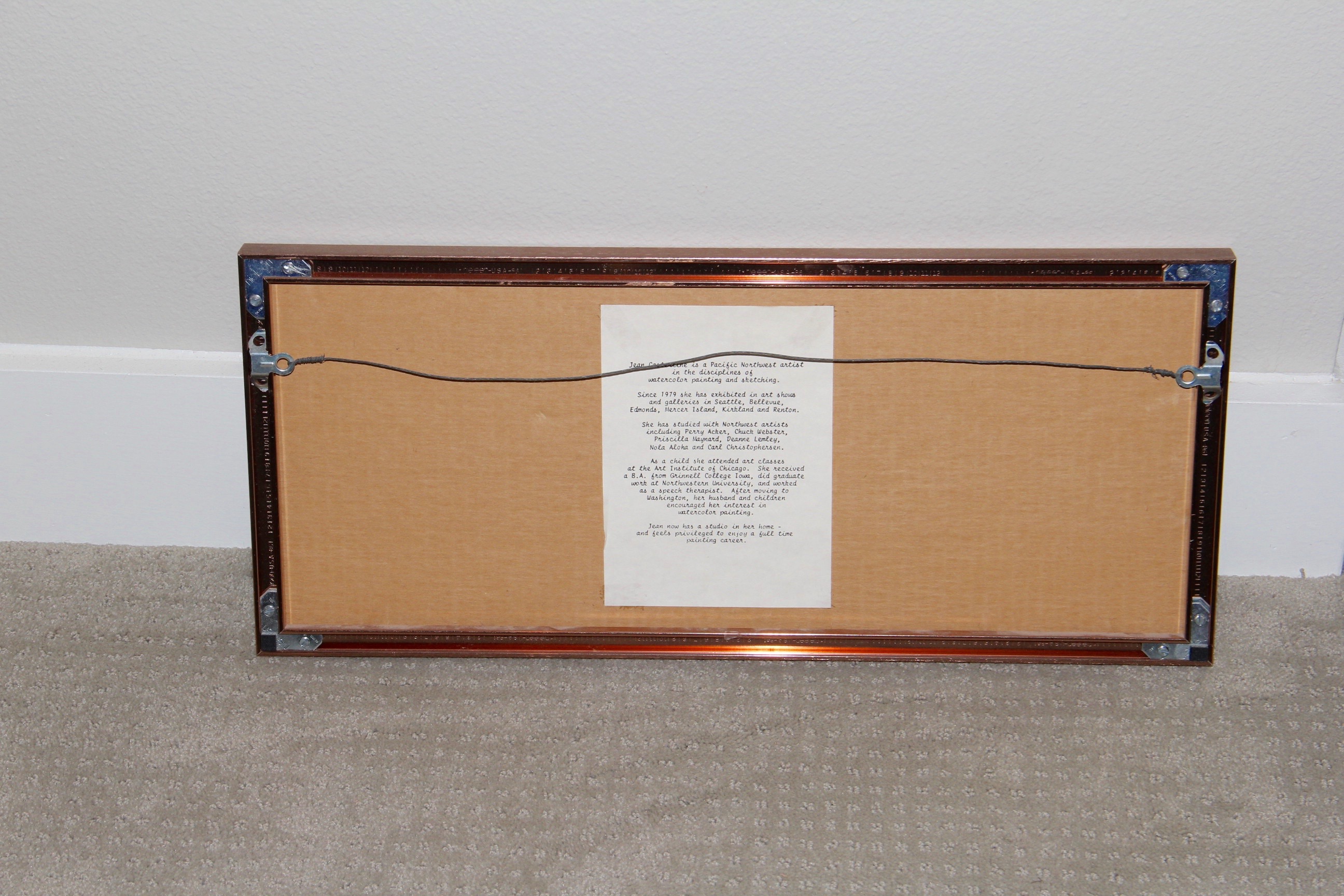 Jean Casterline Signed Print "The Committee"