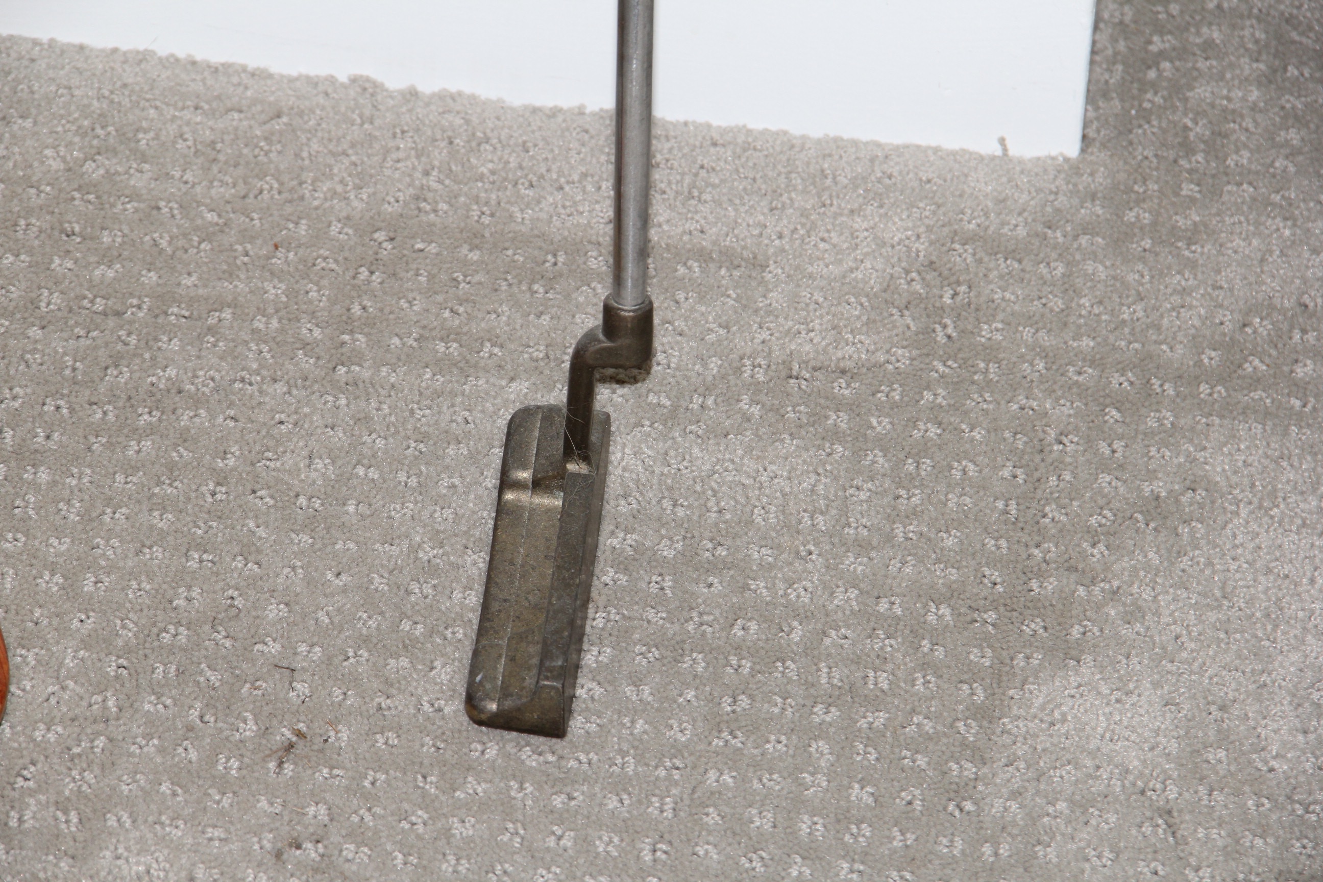 Vintage Golf Clubs and Ball Basket