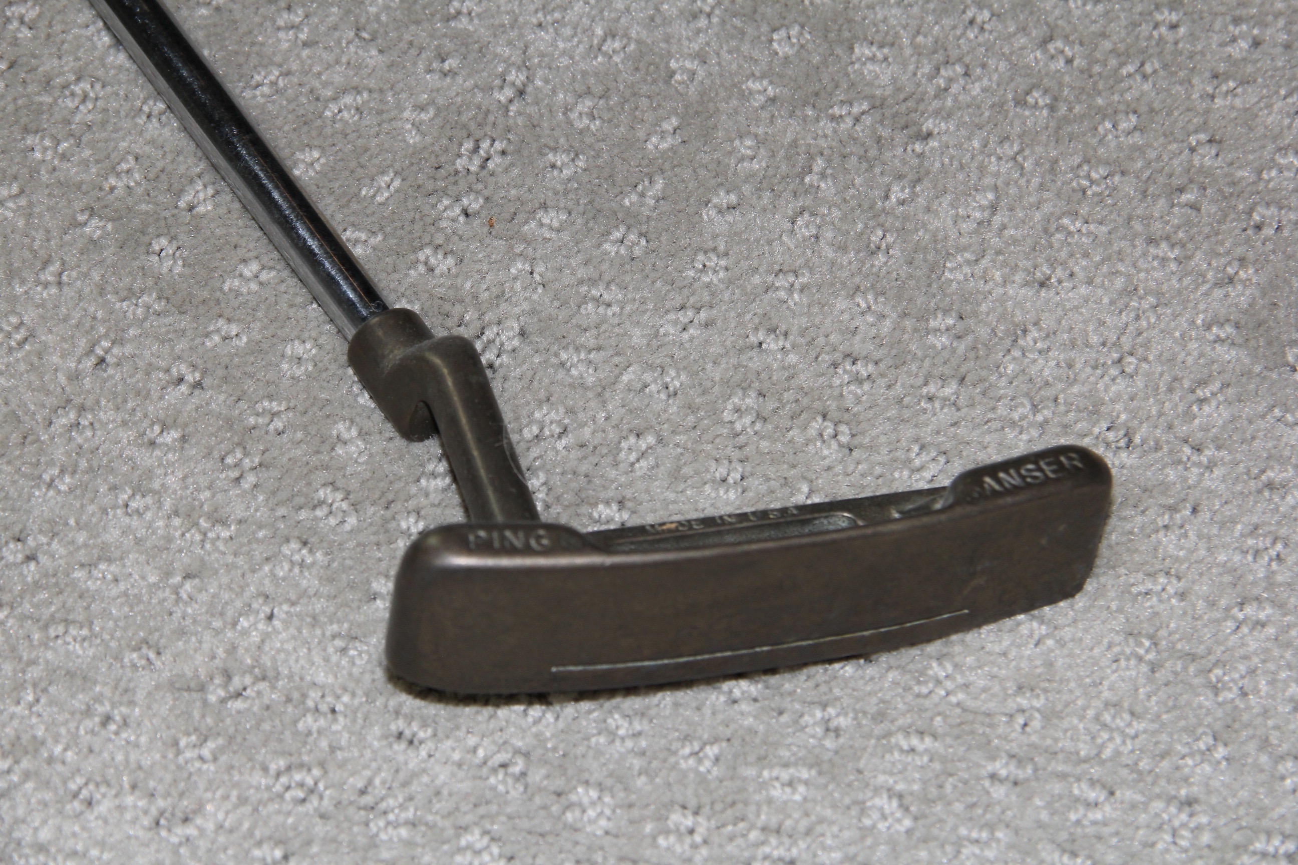 Vintage Golf Clubs and Ball Basket