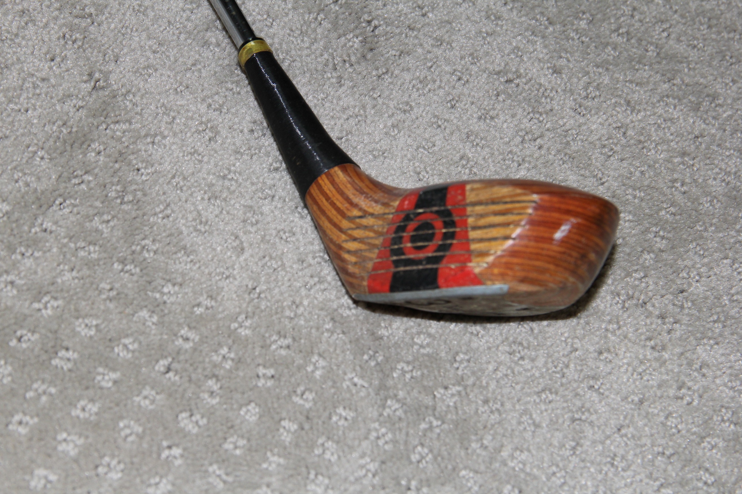 Vintage Golf Clubs and Ball Basket