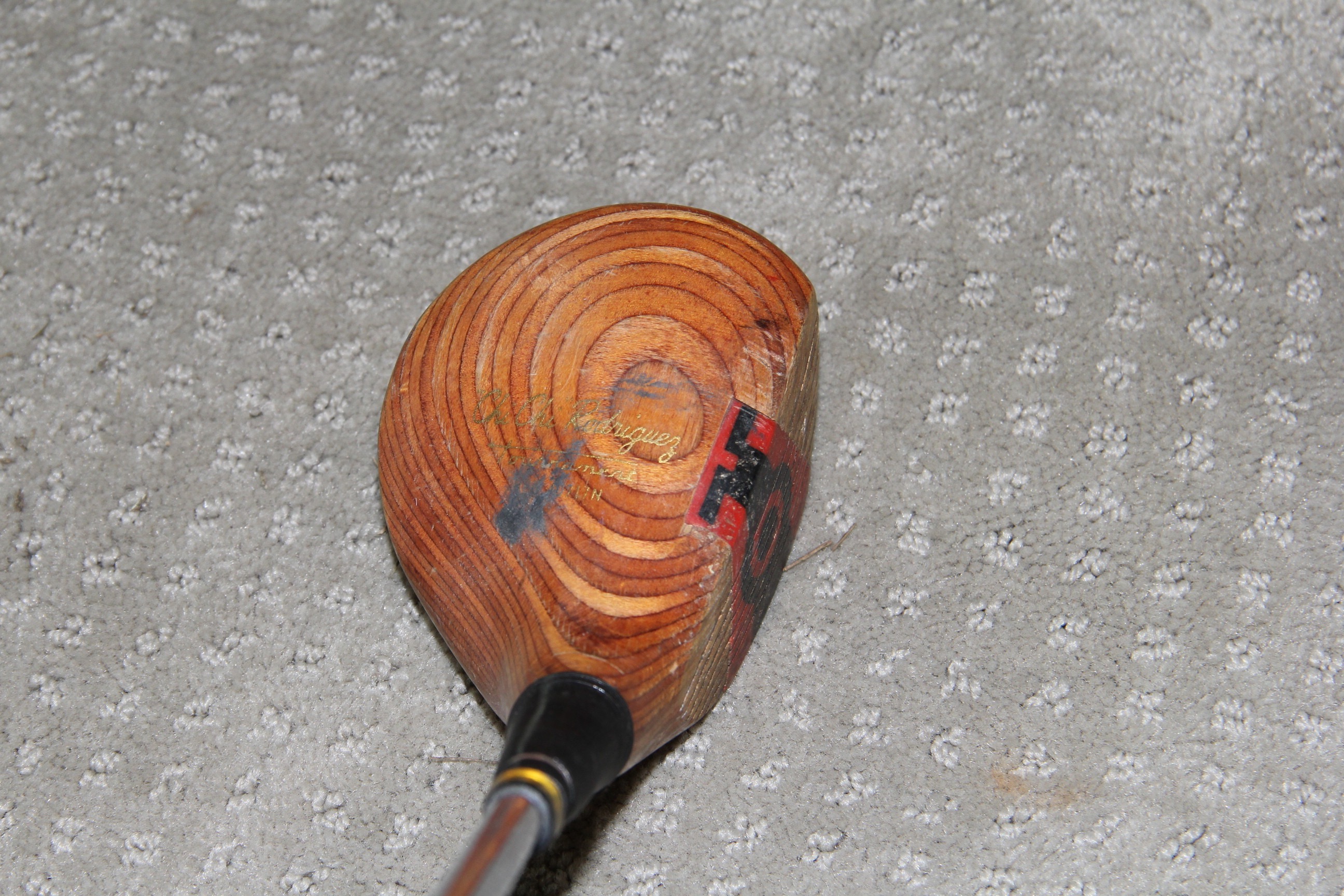 Vintage Golf Clubs and Ball Basket