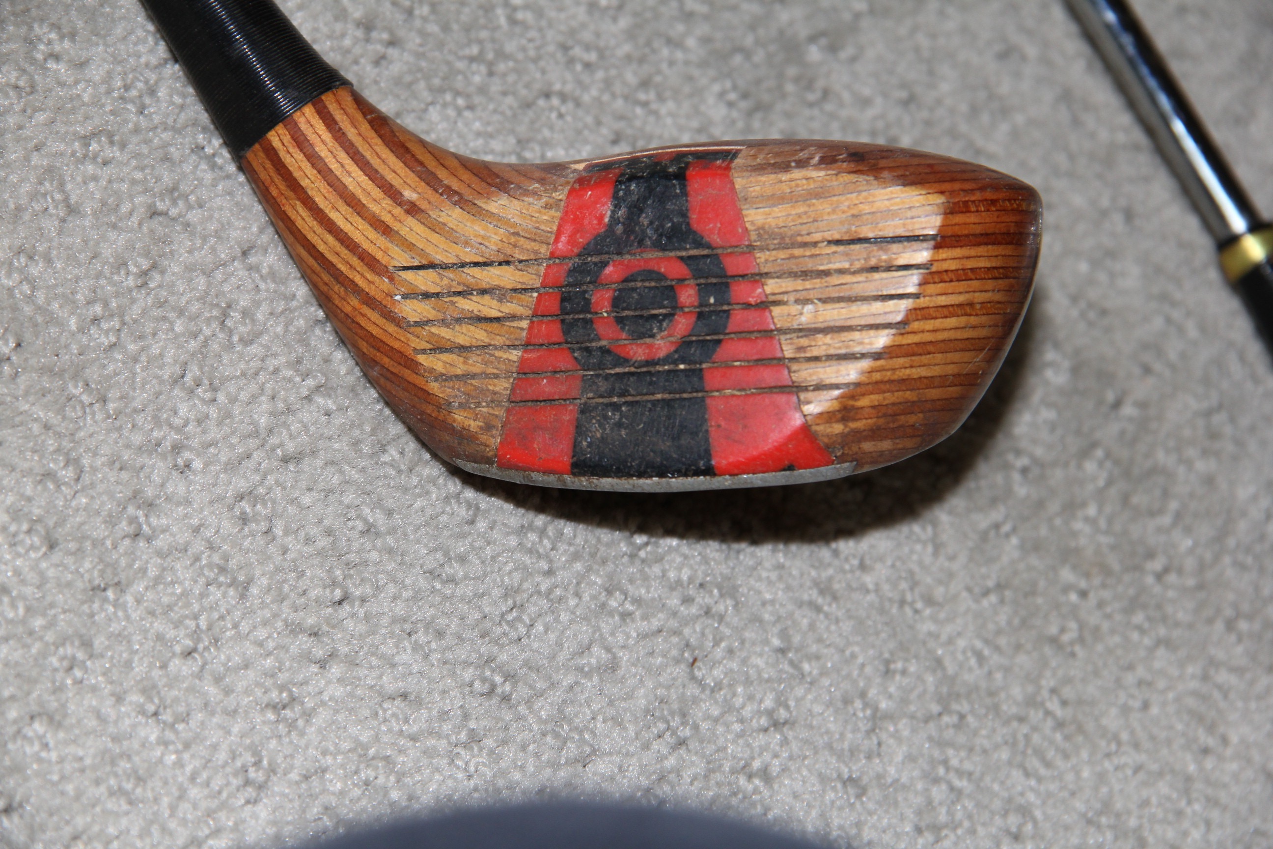 Vintage Golf Clubs and Ball Basket