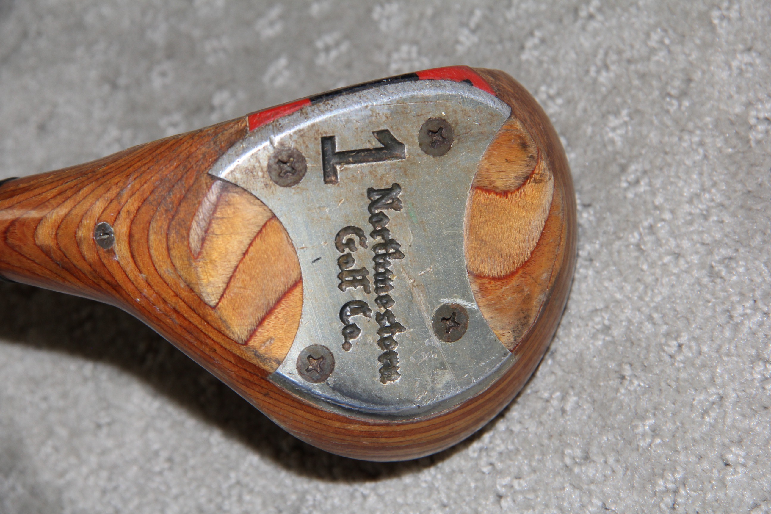 Vintage Golf Clubs and Ball Basket