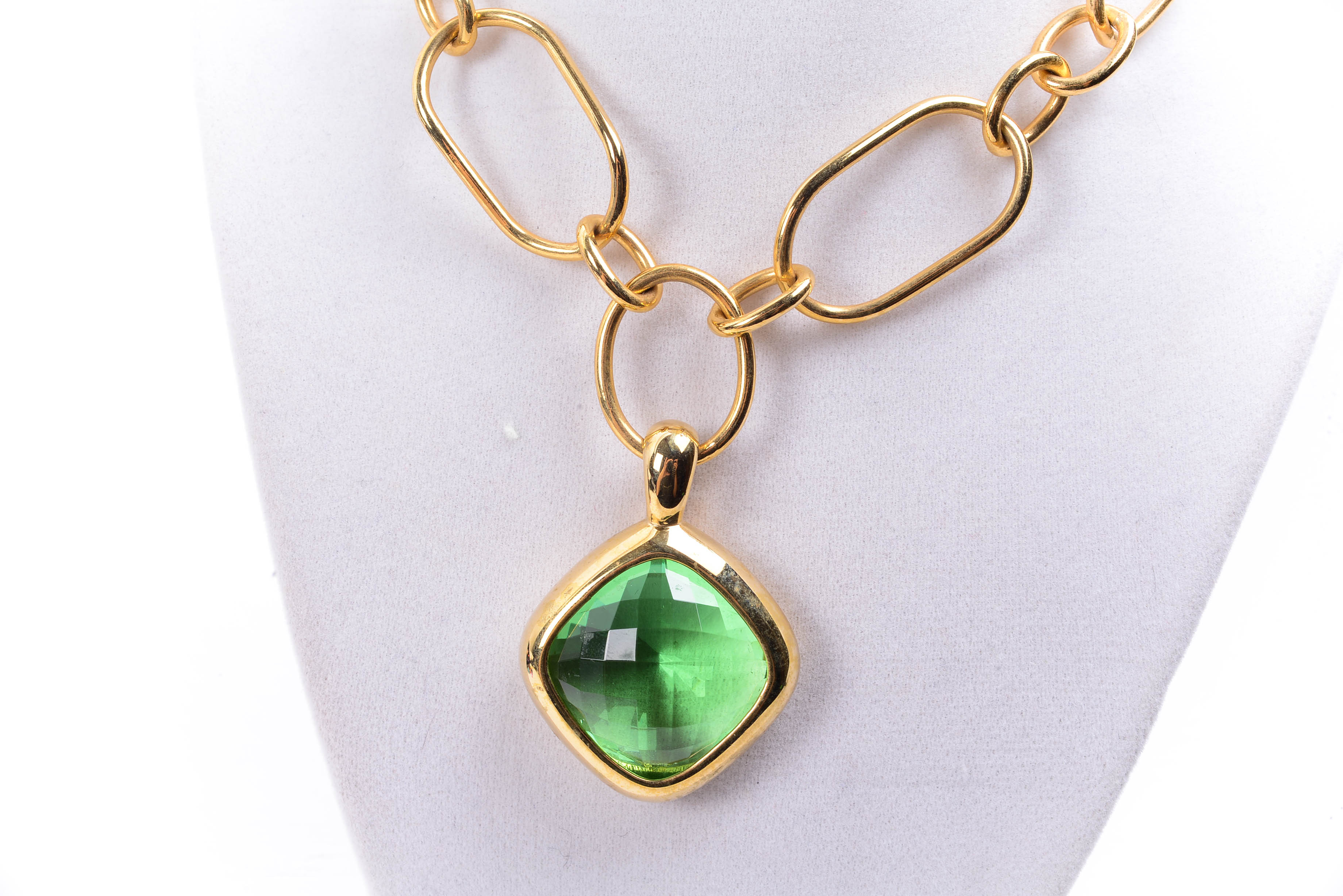 Joan Rivers Earrings and Necklace with Stone Changing Options