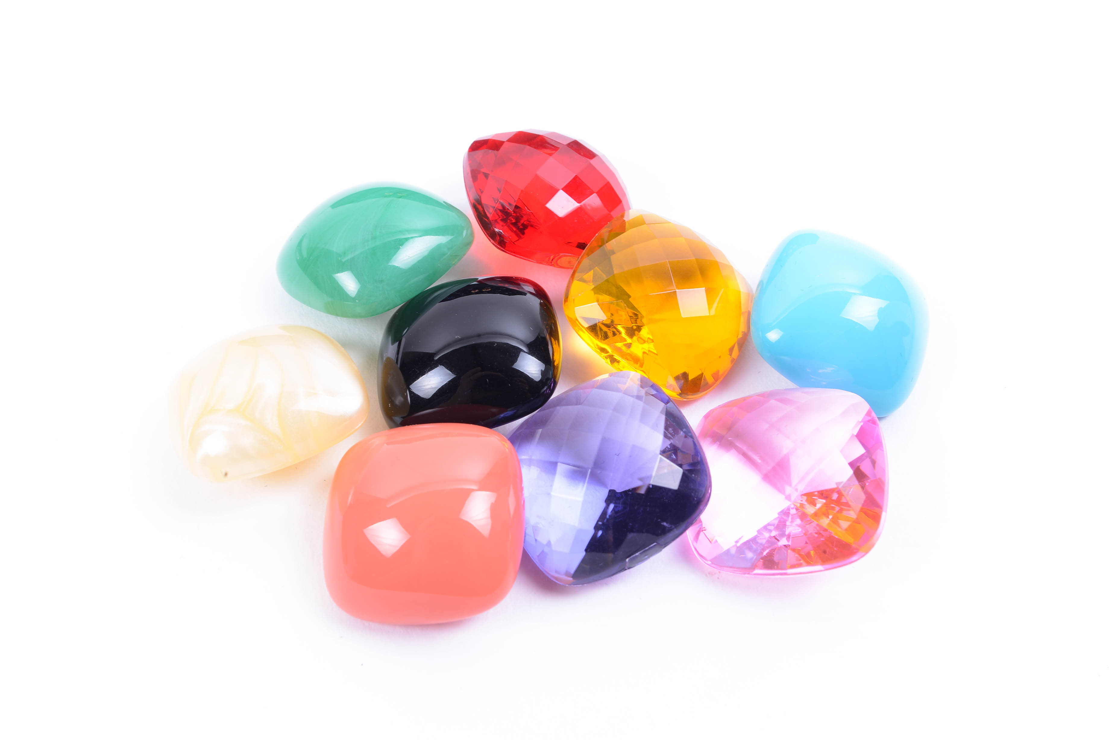 Joan Rivers Earrings and Necklace with Stone Changing Options