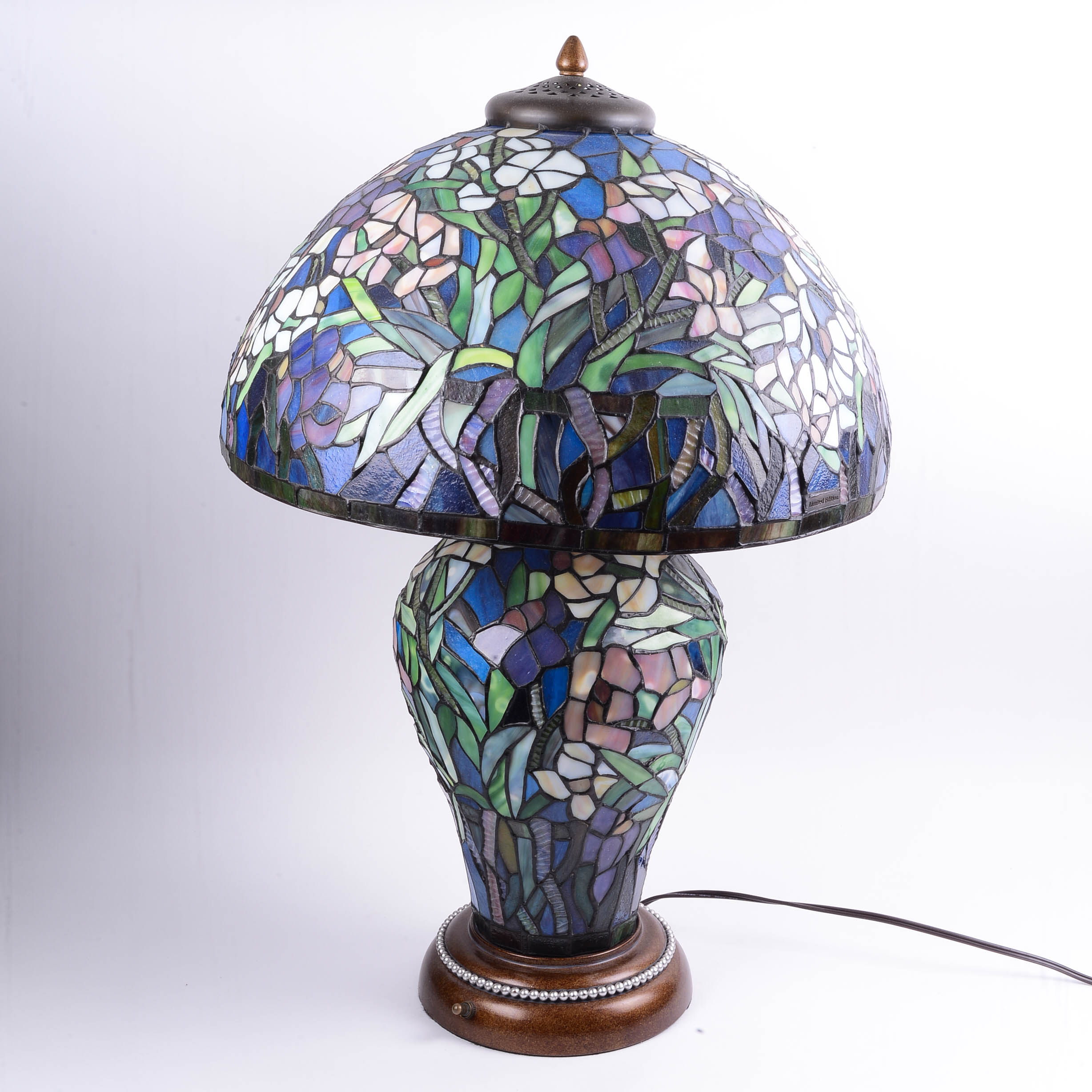 Blue Tiffany Style Lamp