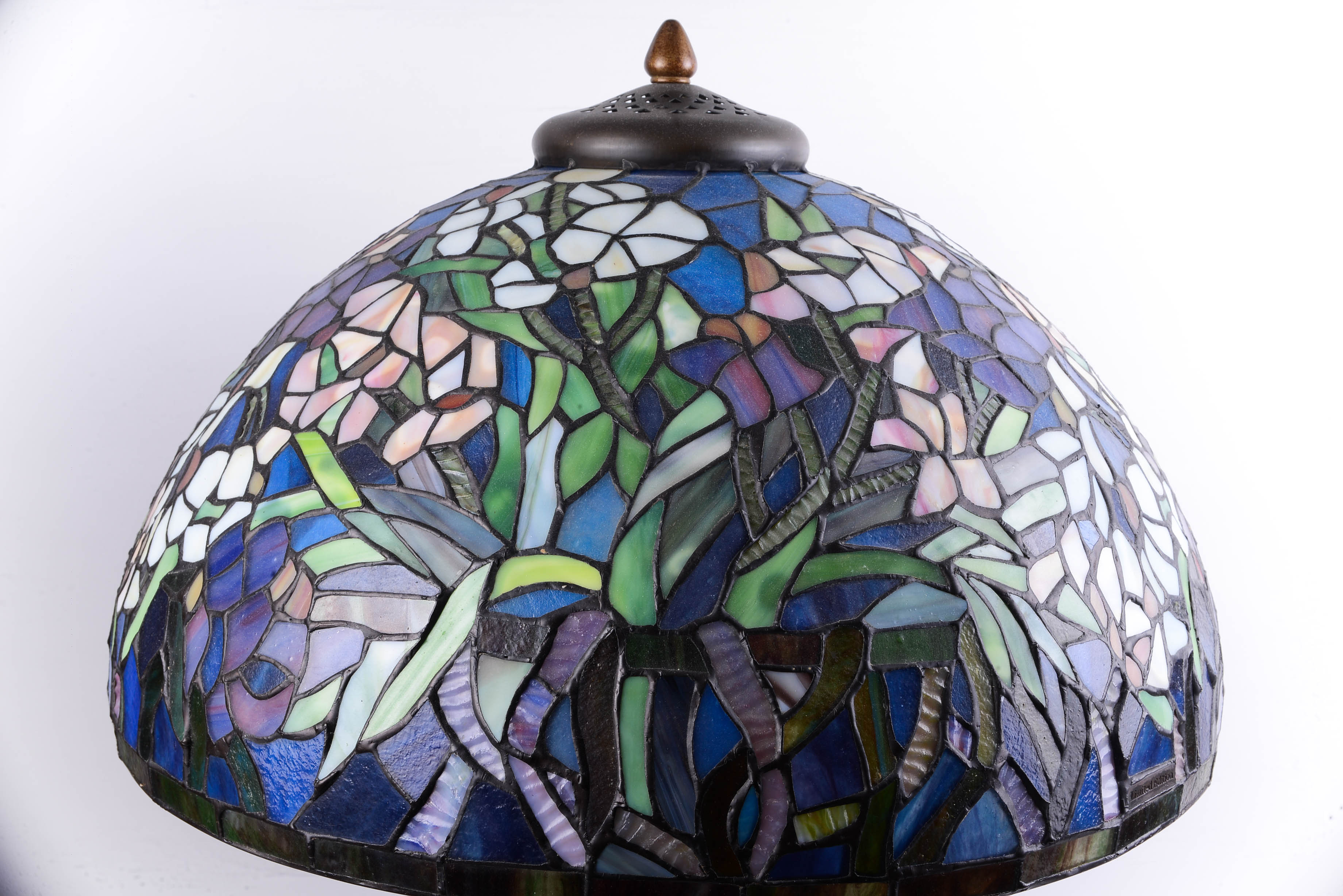 Blue Tiffany Style Lamp