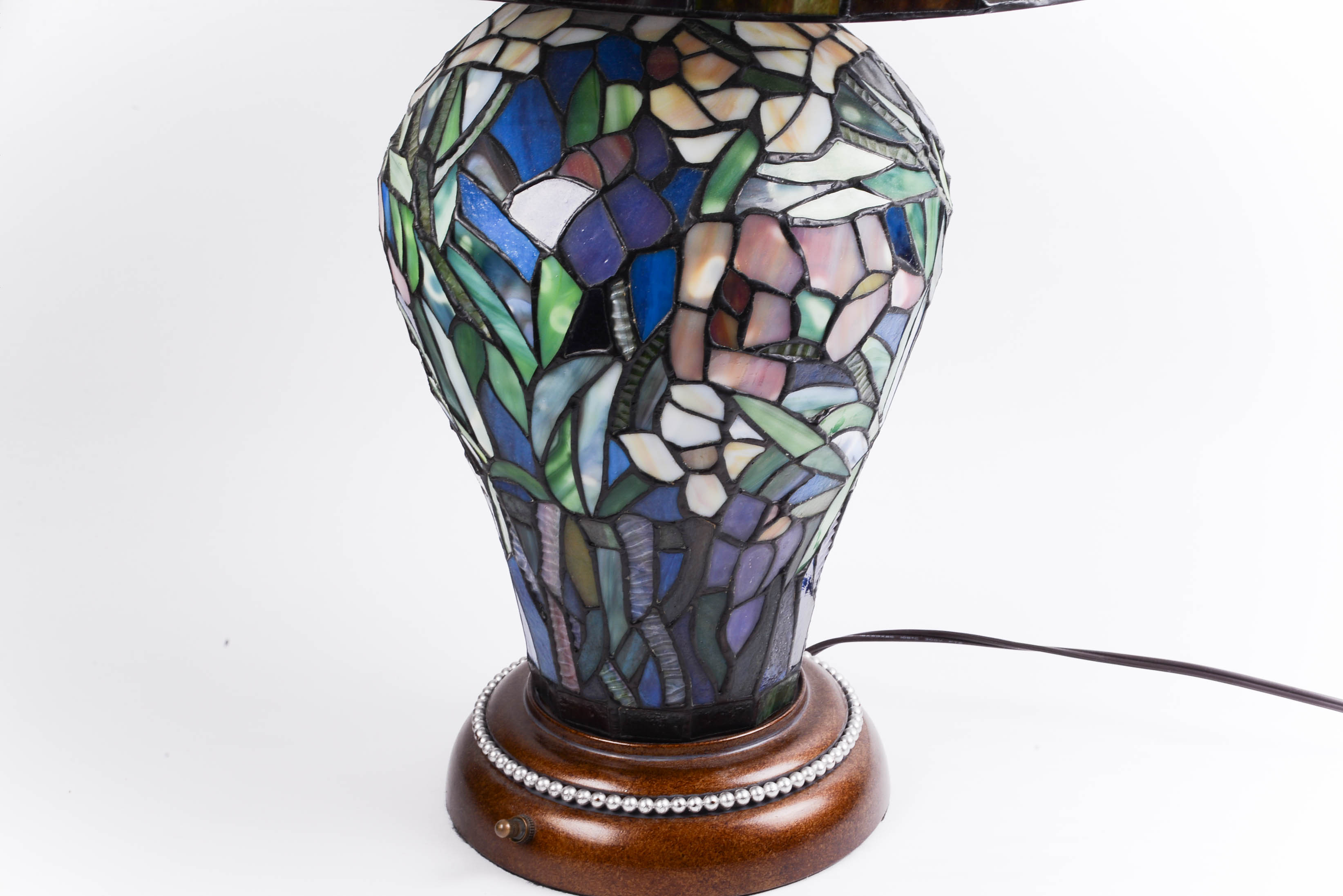 Blue Tiffany Style Lamp